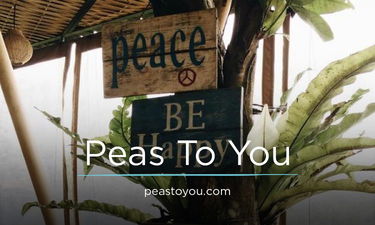 PeasToYou.com - Creative brandable domain for sale
